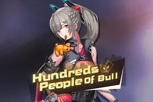 Hundreds People Of Bull